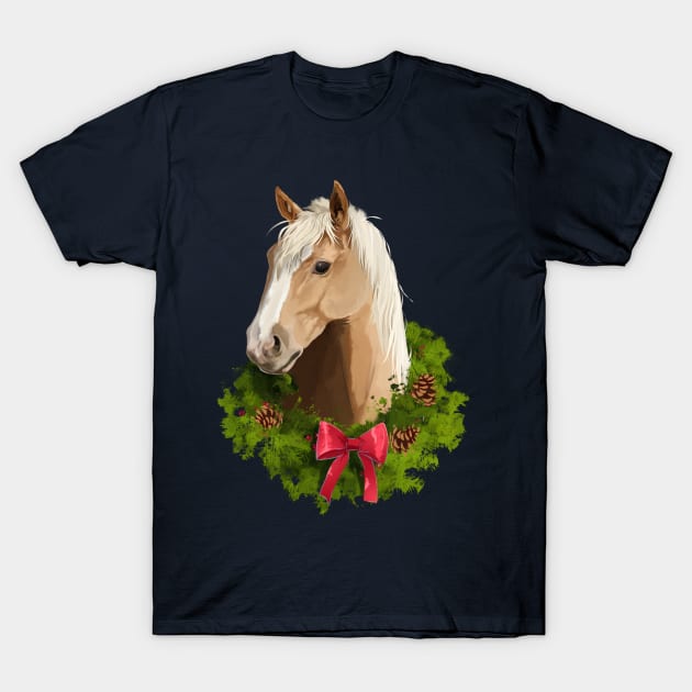 Holiday Horse T-Shirt by Ink Raven